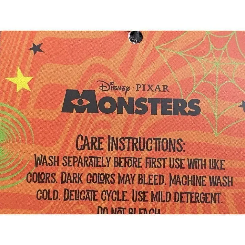 Disney Pixar Monsters Inc SULLY Halloween Kitchen Hanging‎ Towel Mike NEW